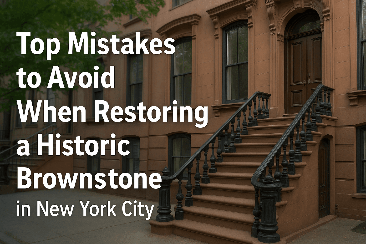 Top Mistakes to Avoid in NYC Brownstone Restoration