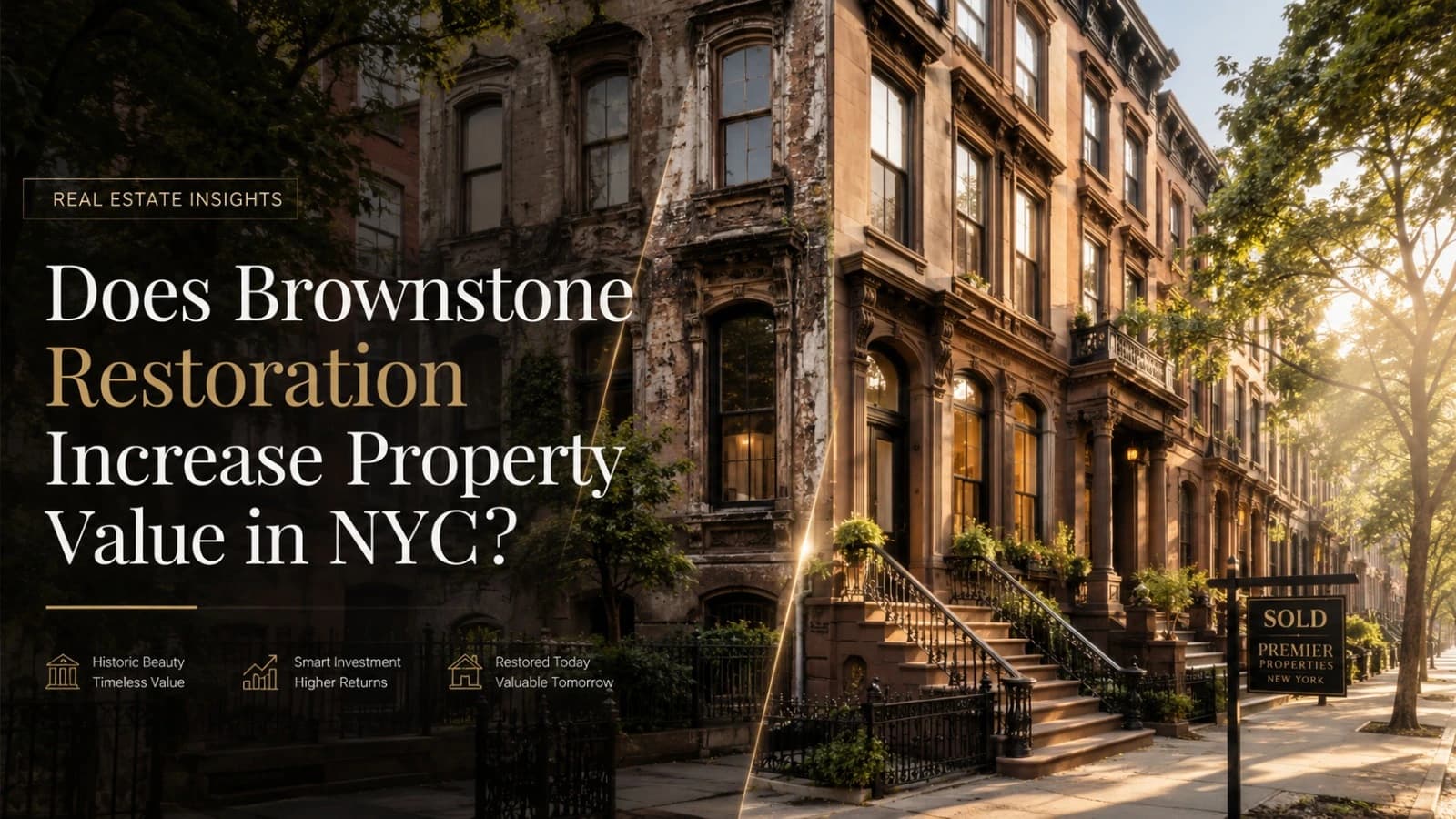 Does Brownstone Restoration Increase Property Value in NYC?