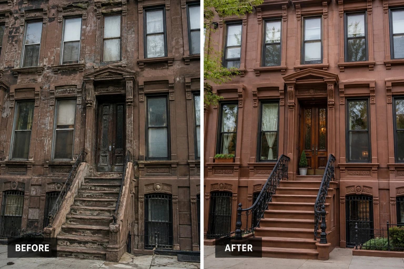 Brownstone Restoration in Brooklyn, NY