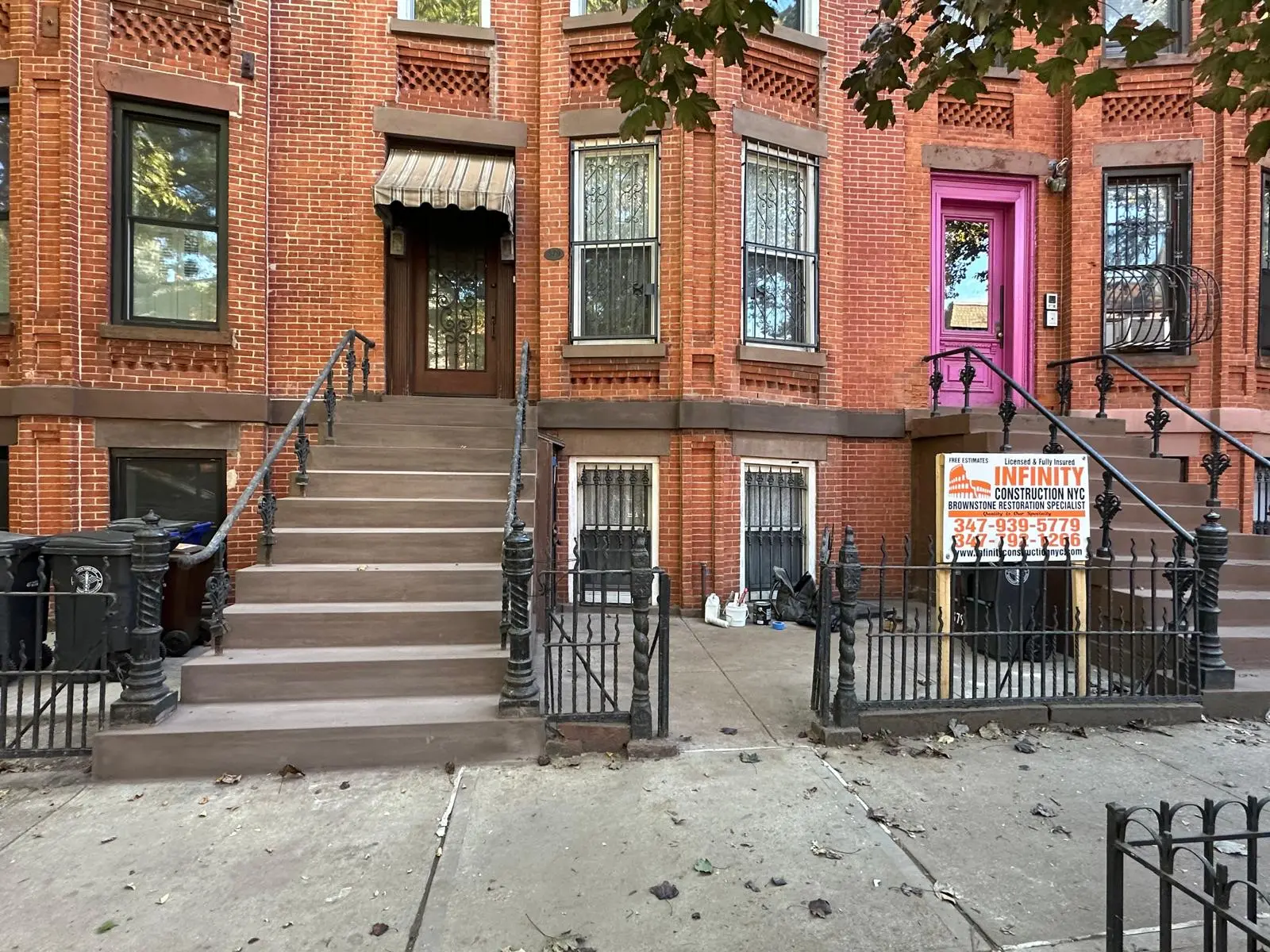 Brownstone restoration NYC
