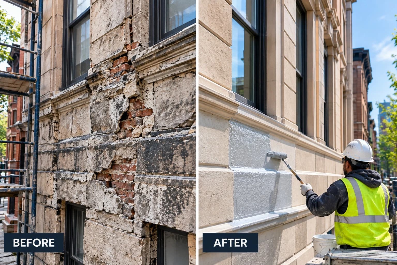 Who Does Masonry Facade Restoration and Waterproofing in New York?
