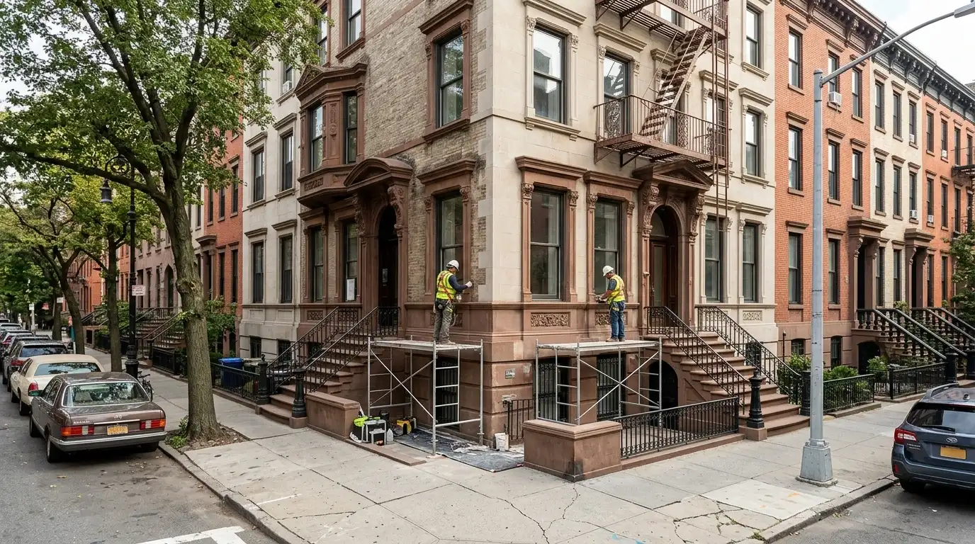 Historical landmark restoration in Manhattan, NY